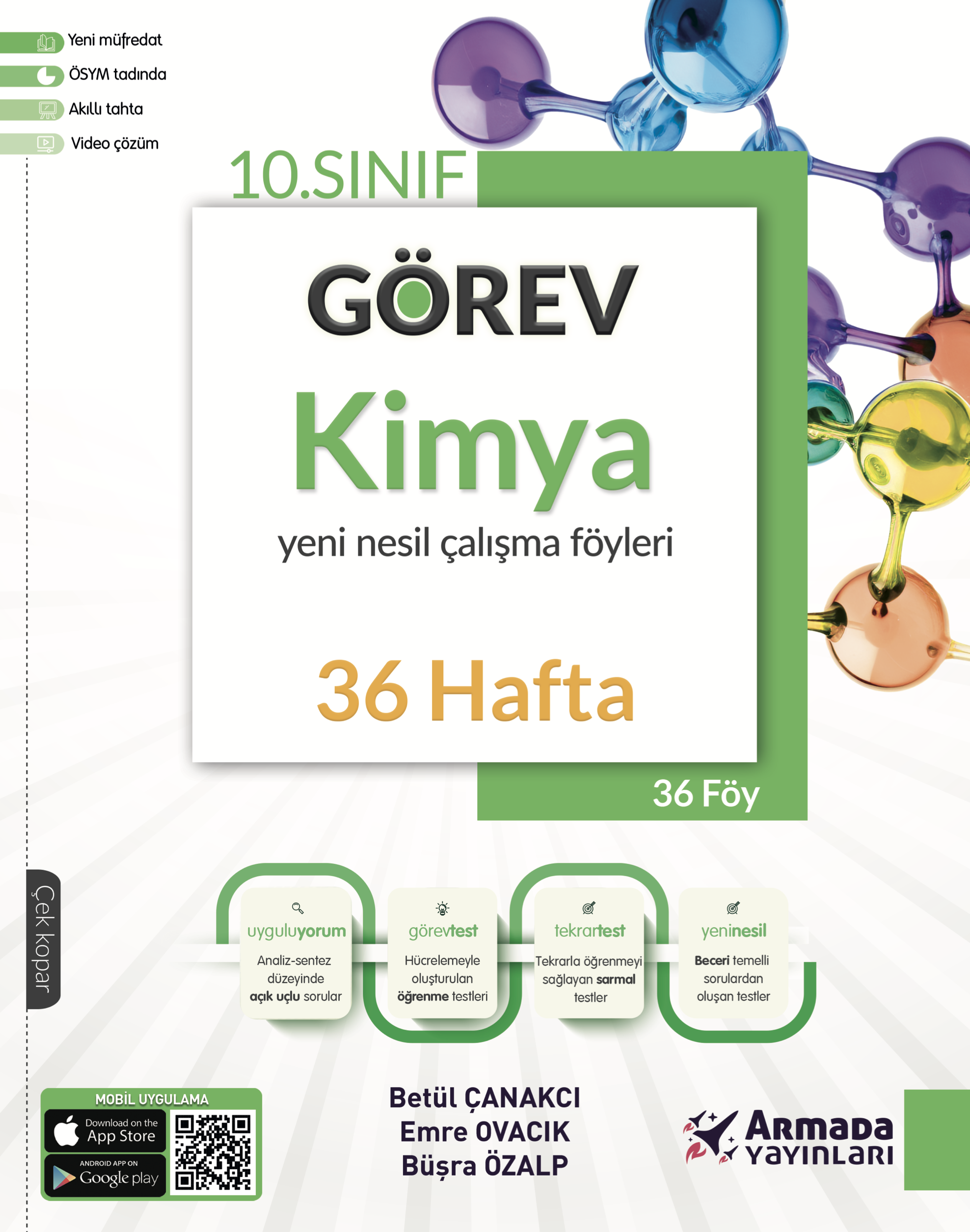 10 GÖREV KİMYA YENİ NESİL ÇALIŞMA FÖYLERİ